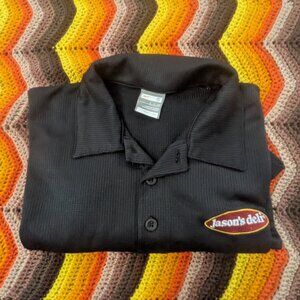 Jason's Deli Nike Polo Shirt men's SMALL h333
